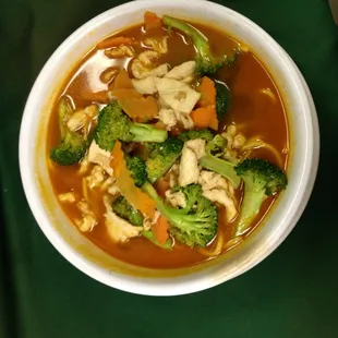 Nice spicy chicken Noodle soup &quot;*****&quot;