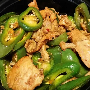 Hot pepper chicken