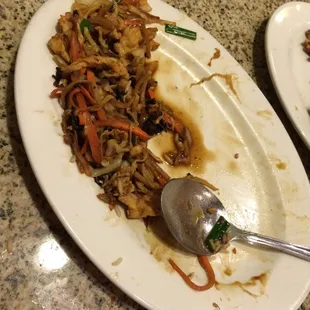 Moo shu almost gone