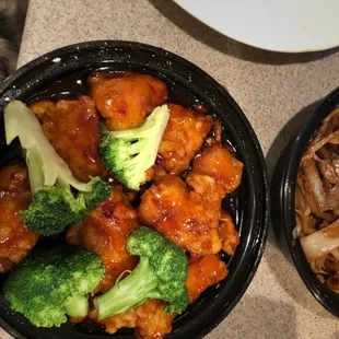 General Tso's Chicken and Mongolian Beef - Both Excellent!