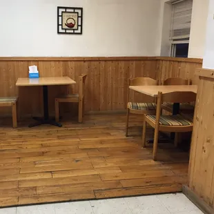 Cozy interior (no AC though.)