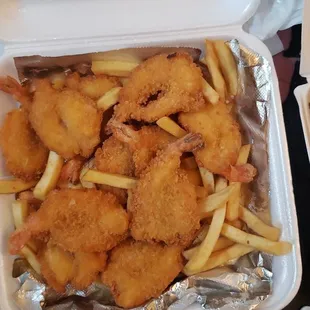 12 Shrimp &amp; French Fries