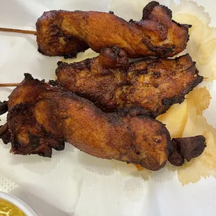 Chicken skewers