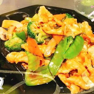 Chicken w. Garlic sauce