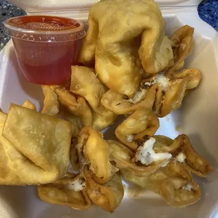 A16. Crab Rangoon with Cheese