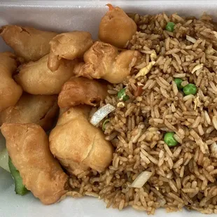 Sweet and Sour Chicken Combo Lunch