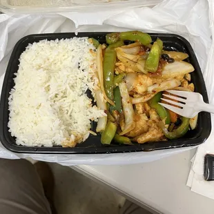 Chicken with Black Bean Sauce