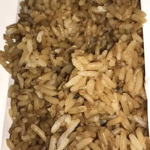 Flavorless fried rice