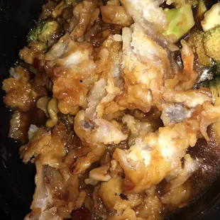 All the breading not including the ones consumed