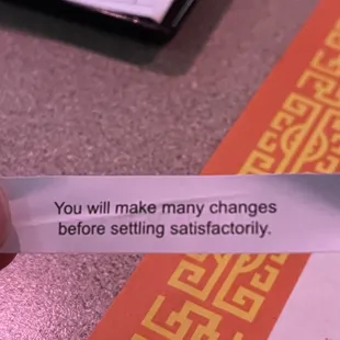 My fortune