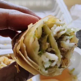 Spring roll, flaky, crisp, filling was perfect