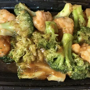 Shrimp with Broccoli