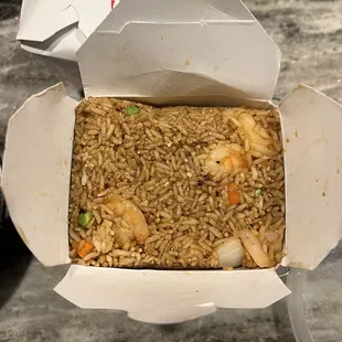 Shrimp fried rice!