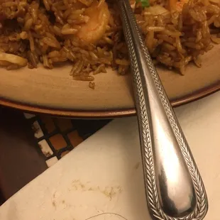 Why is there hair in our food. Last time I eat here again !