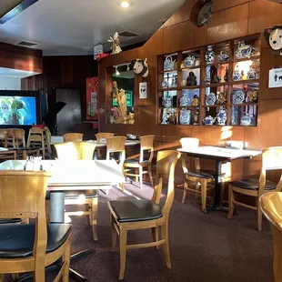 Inside the restaurant