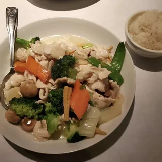 Chicken and Oriental Vegetables