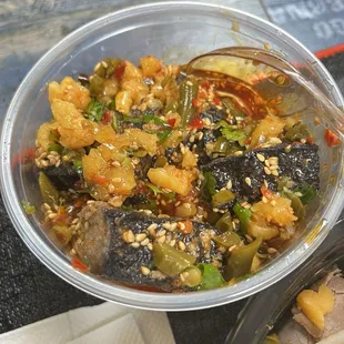 Stinky tofu
