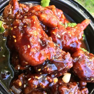 Sesame chicken was very good!