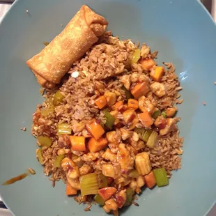 Had to "boojie" it, too hard to eat in the stuffed container.