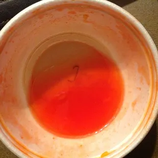 Staple found at the bottom of our sweet and sour sauce.