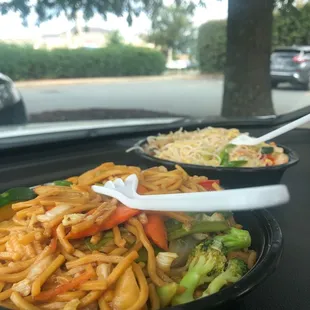 Vegetable lo main  Shrimp rice noodles