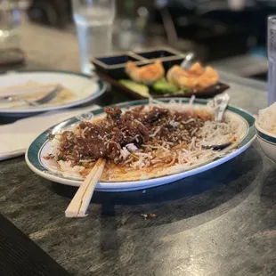 Delicious sesame beef