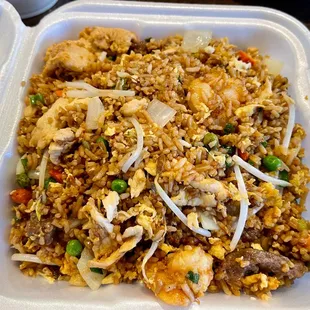 Excellent Combo Fried Rice. Lots of flavor.