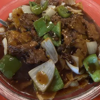 Pepper Steak Chow Fun
