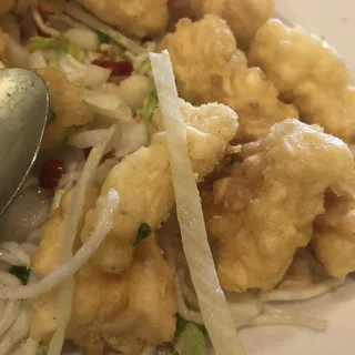 Pepper Salt Baked Squid