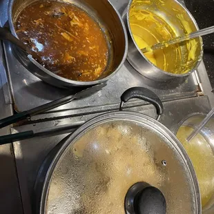 1. Egg Drop Soup 2. Hot and Sour Soup 3. Wonton Soup