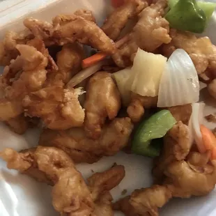 Sweet and sour chicken