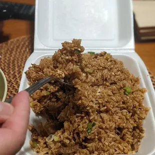 #40. Fried Rice egg beef $11.99
