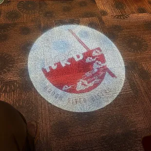 Mural on carpet