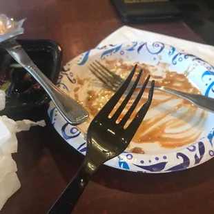 Melted fork