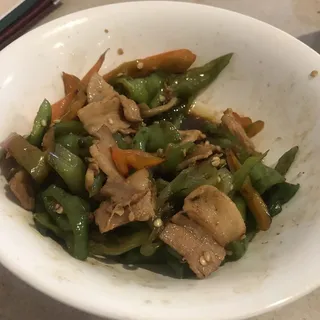 Stir-Fry Pork with Pepper