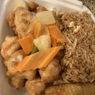 Sweet and sour chicken