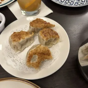 Meat pan fried dumplings