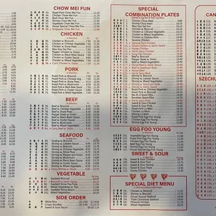 April 2022 Menu Back