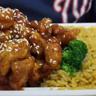 Sesame chicken combo