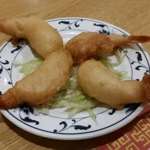 Deep fried shrimp