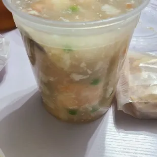 Shrimp with lobster sauce