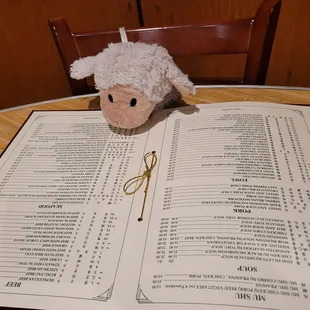 There's lamb on the menu???