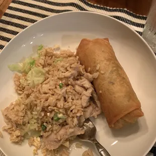 2. Vegetarian Spring Rolls Chicken 1. Fried Rice