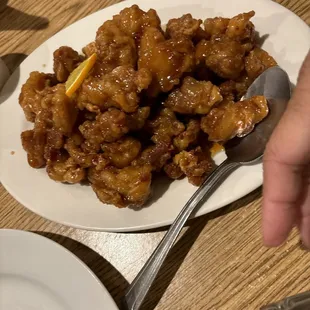 6. Orange Chicken
