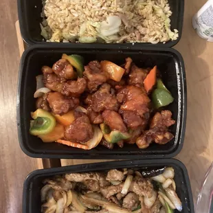 Flavorless 3. BBQ Pork Fried Rice Slimy spongy 1. Mongolian Beef Mediocre 1. Sweet &amp; Sour Pork Awful