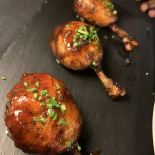 Mumbo Glazed Chicken Lollipops
