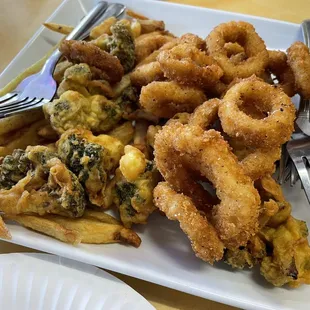 Calamari with Broccoli