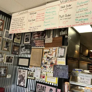 Current menu as of 7/16/21