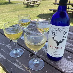 Niagara that's more dry thank sweet!  Very good.