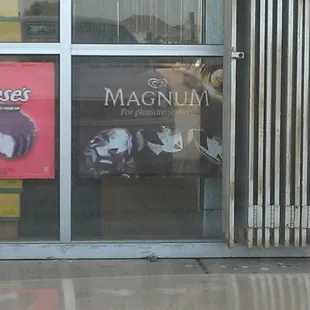 Selling ice cream flavored condoms here.